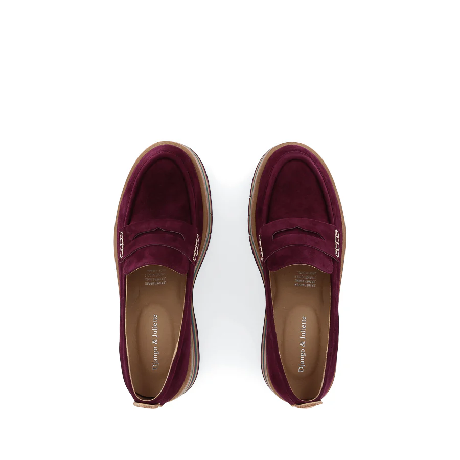 GLAMMS - BURGUNDY COGNAC SUEDE LEATHER - Image 5