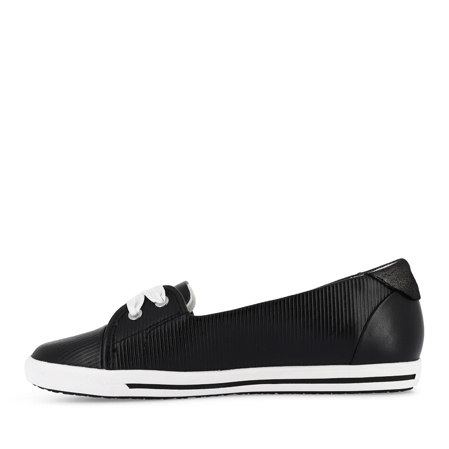 HANNAH III - BLACK EMBOSS LEATHER - Image 2