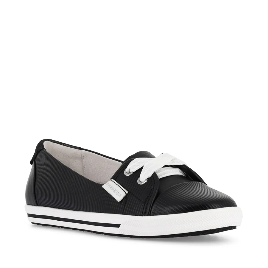 HANNAH III - BLACK EMBOSS LEATHER - Image 3