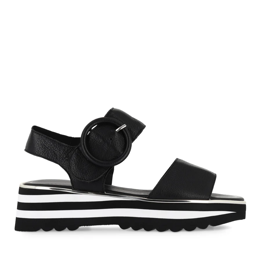 HARLOWS - BLACK LEATHER
