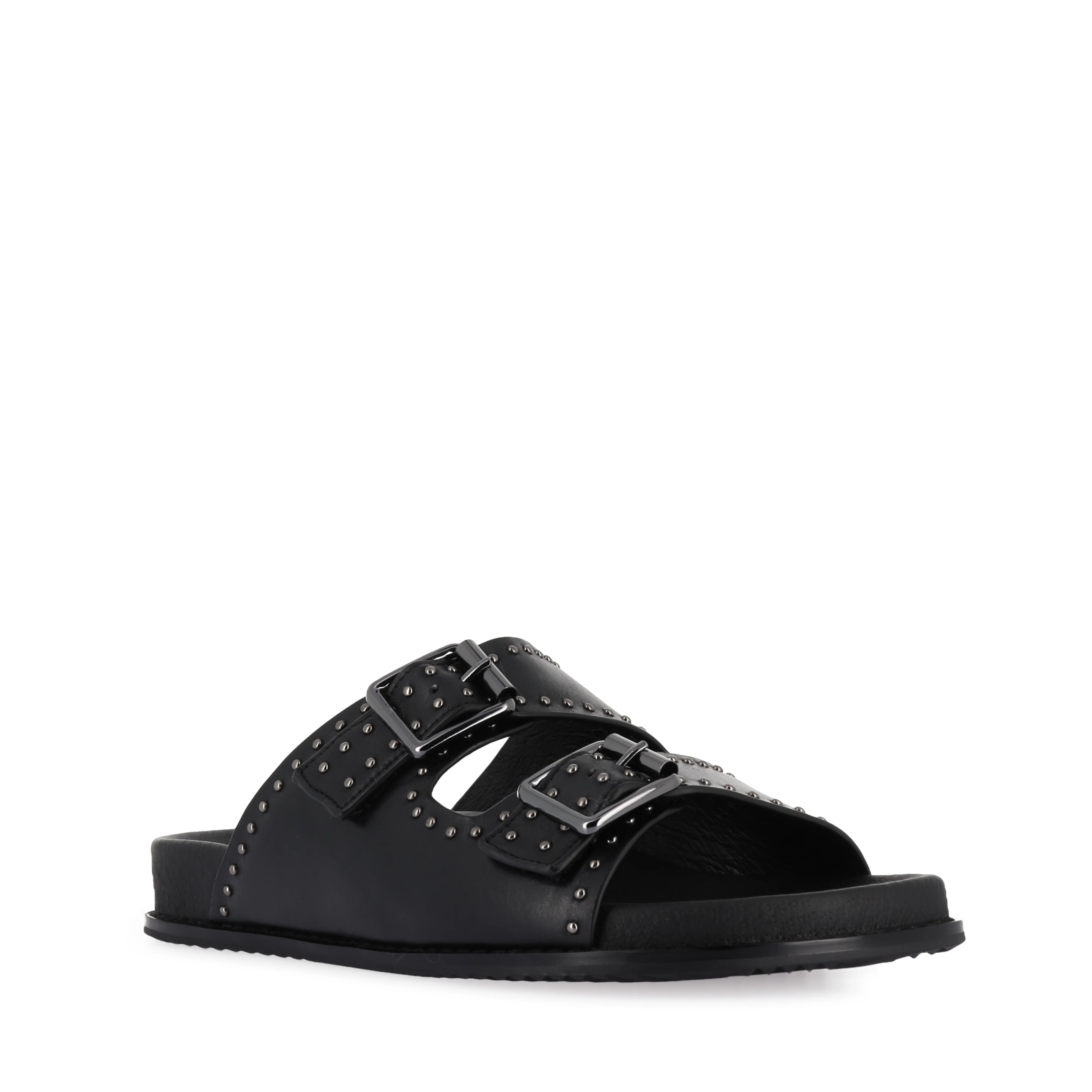 HAVRO W - BLACK-GUNMETAL LEATHER - Image 3