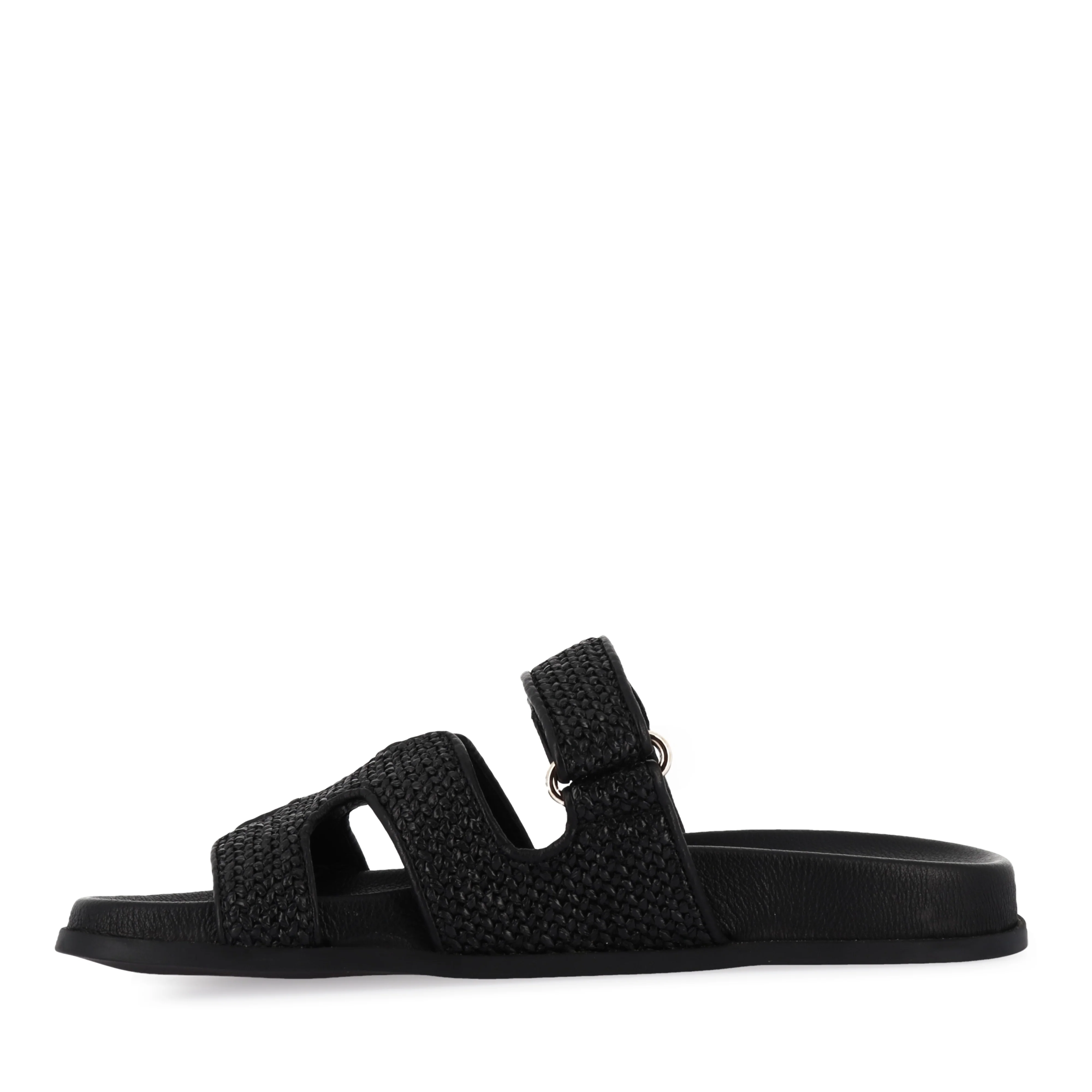 HAYZLEN - BLACK BLACK WOVEN LEATHER - Image 2
