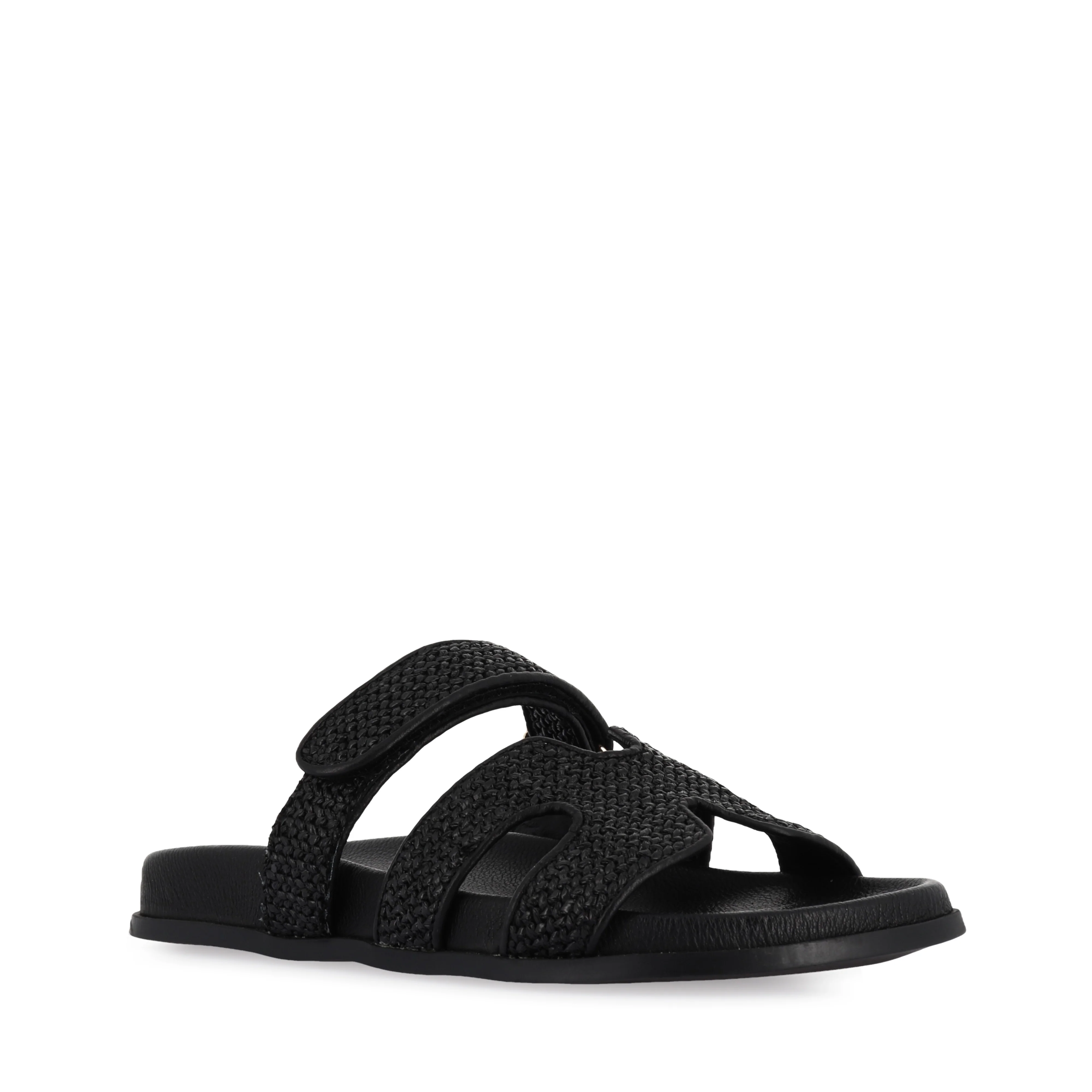 HAYZLEN - BLACK BLACK WOVEN LEATHER - Image 3