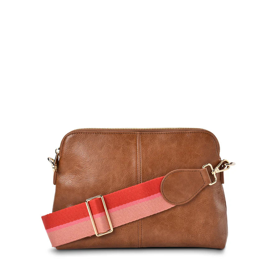 BURBANK CROSSBODY LARGE - TAN PEBBLE - Image 5
