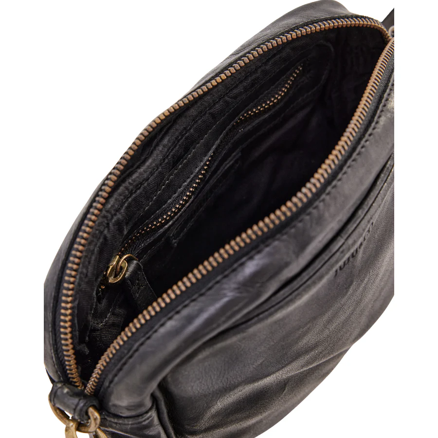 CAMERA CROSSBODY - BLACK LEATHER - Image 4