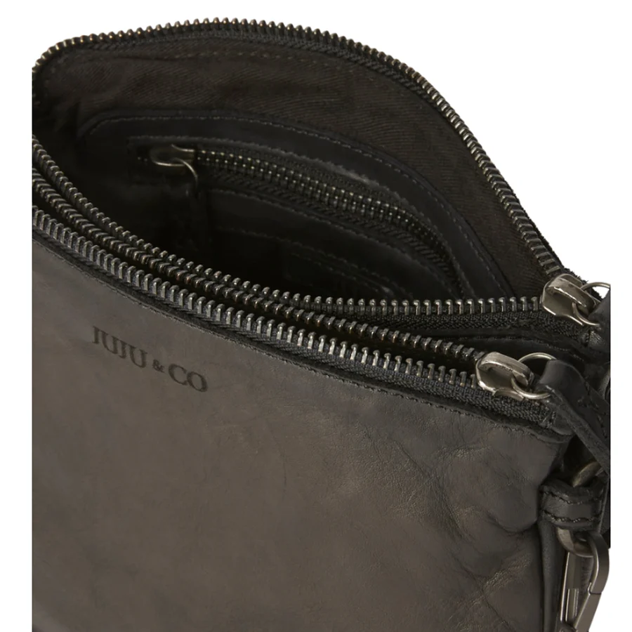 GOOD JUJU BAG - BLACK LEATHER - Image 4