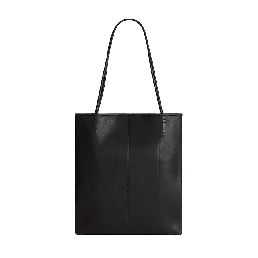 LOGAN TOTE - BLACK LEATHER - Image 2