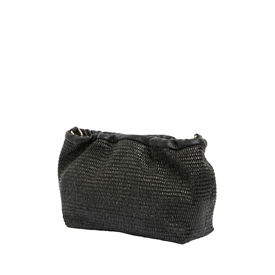 MONTY CROSSBODY - BLACK WEAVE - Image 3
