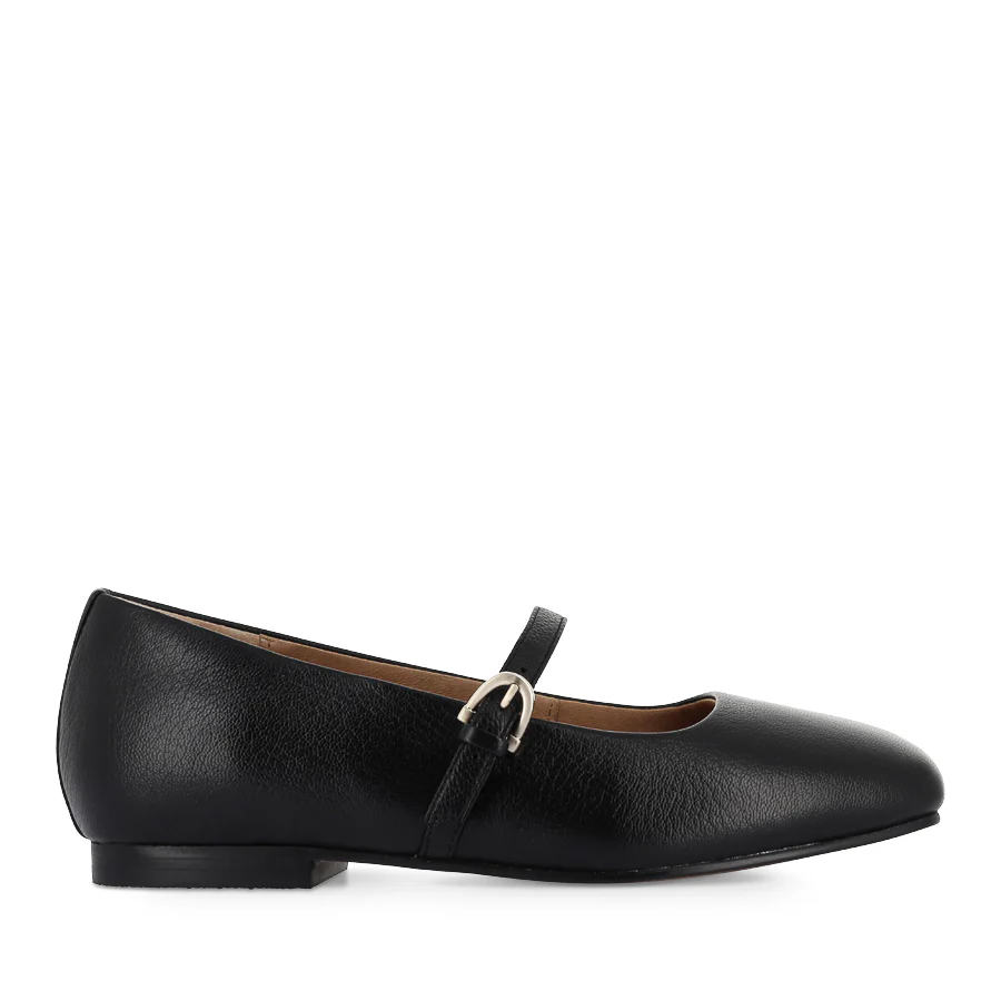 HEPBURN - BLACK TUMBLED LEATHER