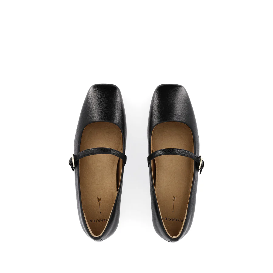 HEPBURN - BLACK TUMBLED LEATHER - Image 5