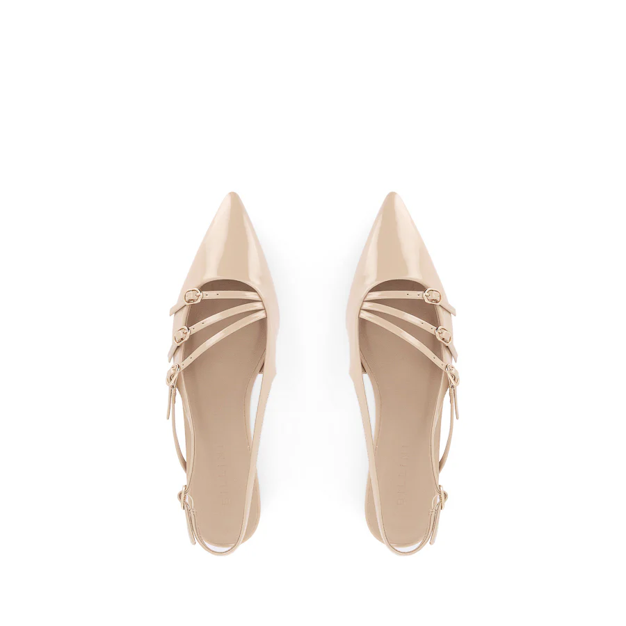 HETTIE - BEIGE PATENT - Image 5