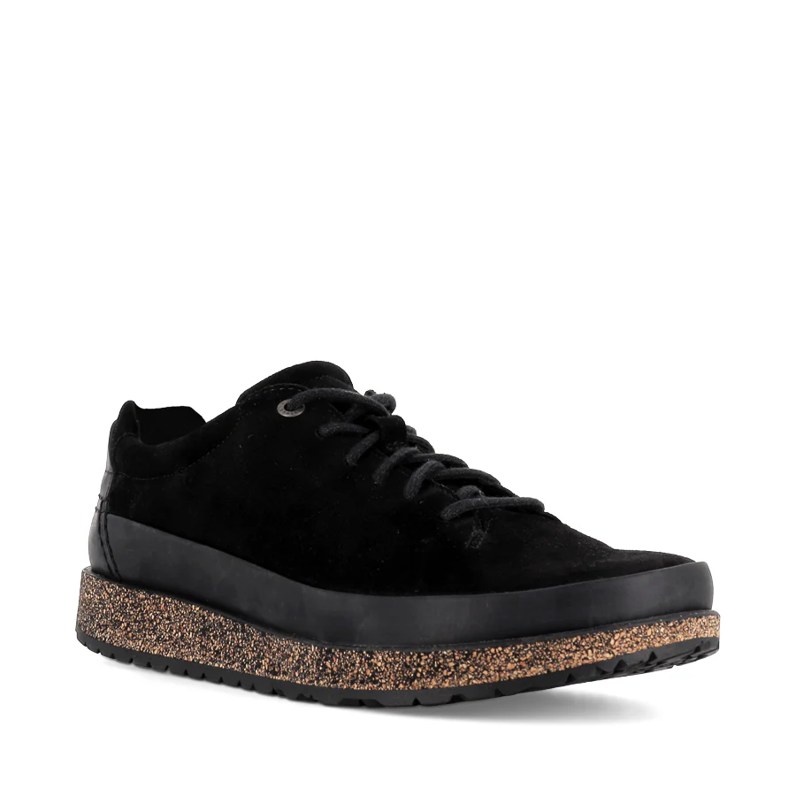 HONNEF LOW - BLACK SUEDE LEATHER - Image 3