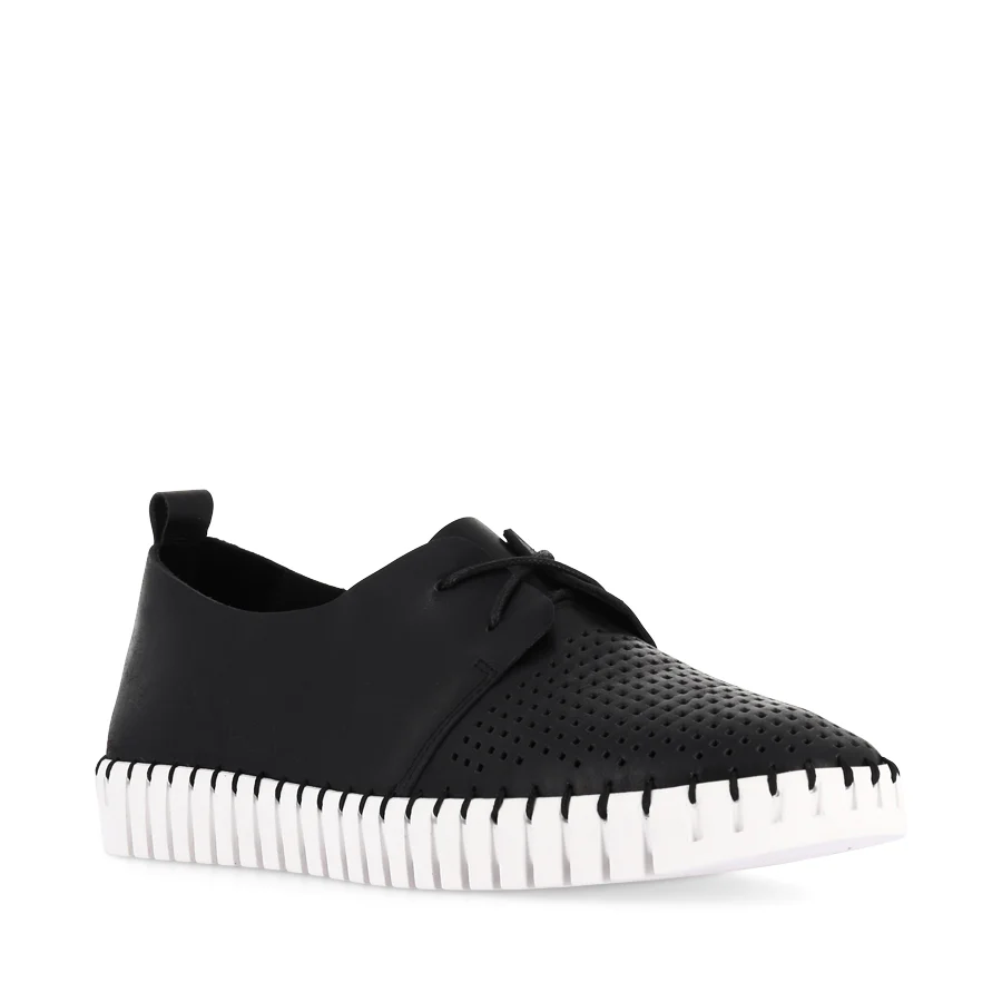 HUSTON - BLACK LEATHER - Image 3