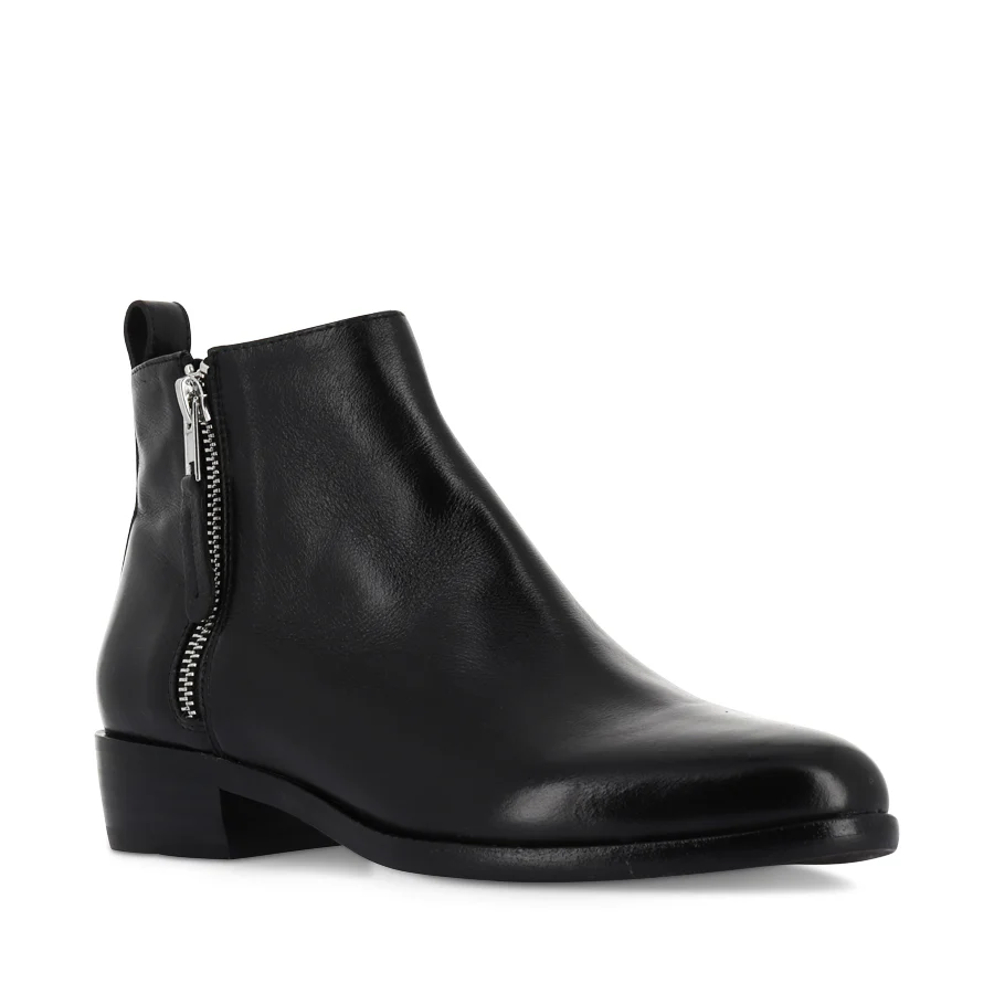 ISAAC - BLACK BLACK LEATHER - Image 3
