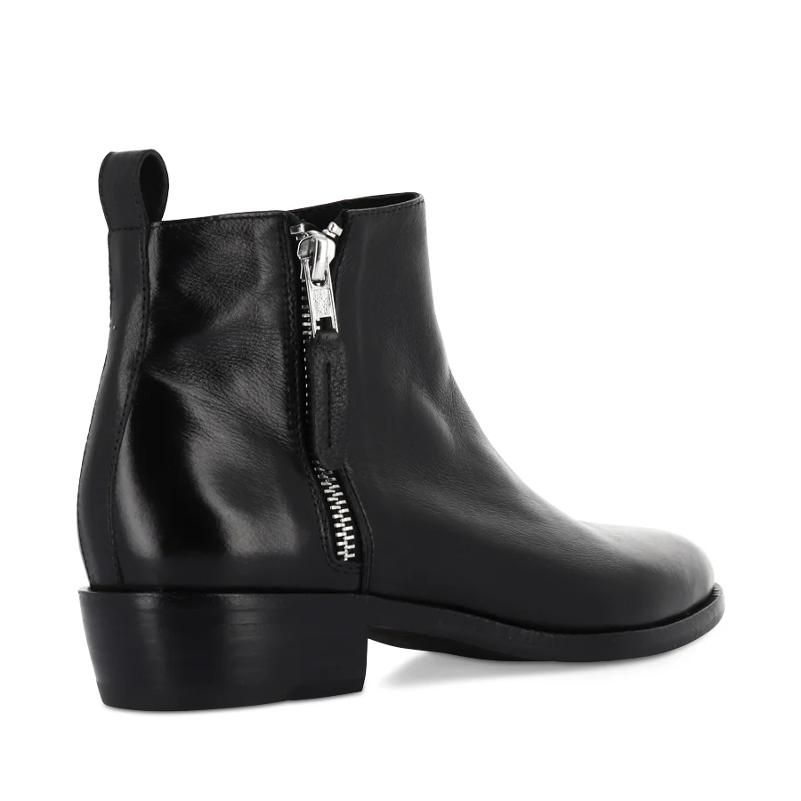 ISAAC - BLACK BLACK LEATHER - Image 4