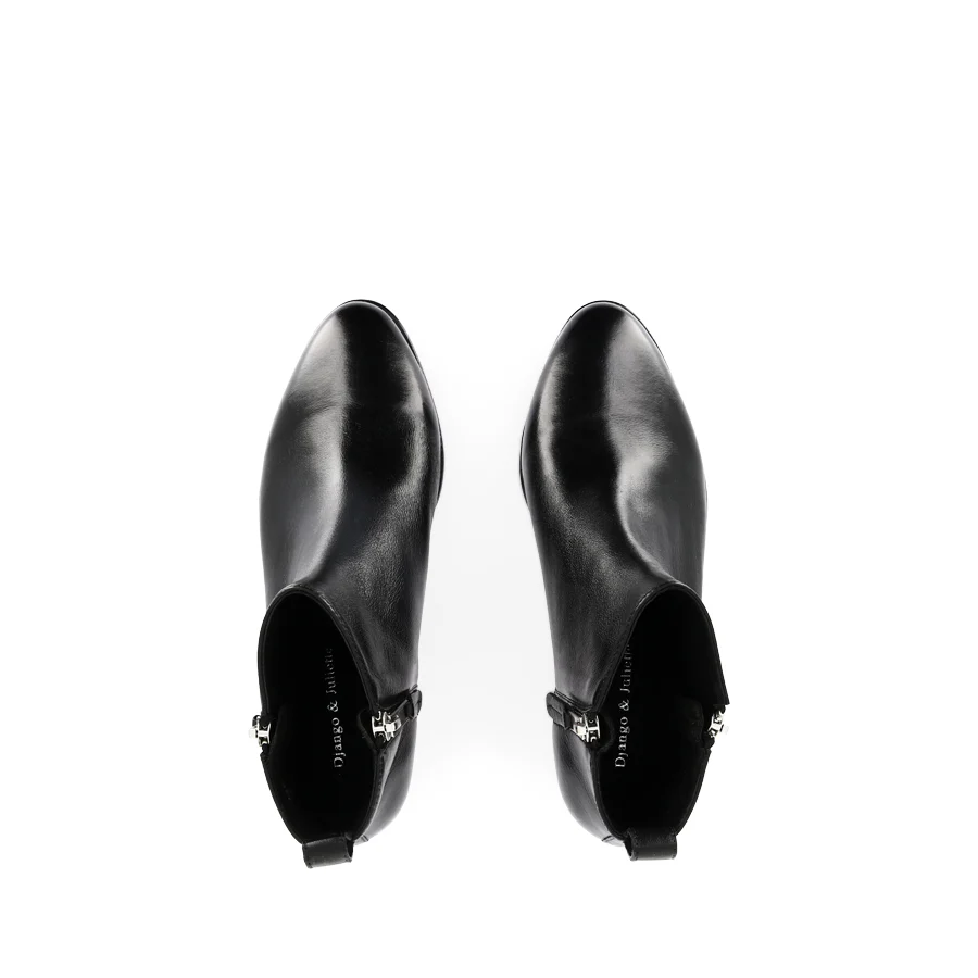 ISAAC - BLACK BLACK LEATHER - Image 5