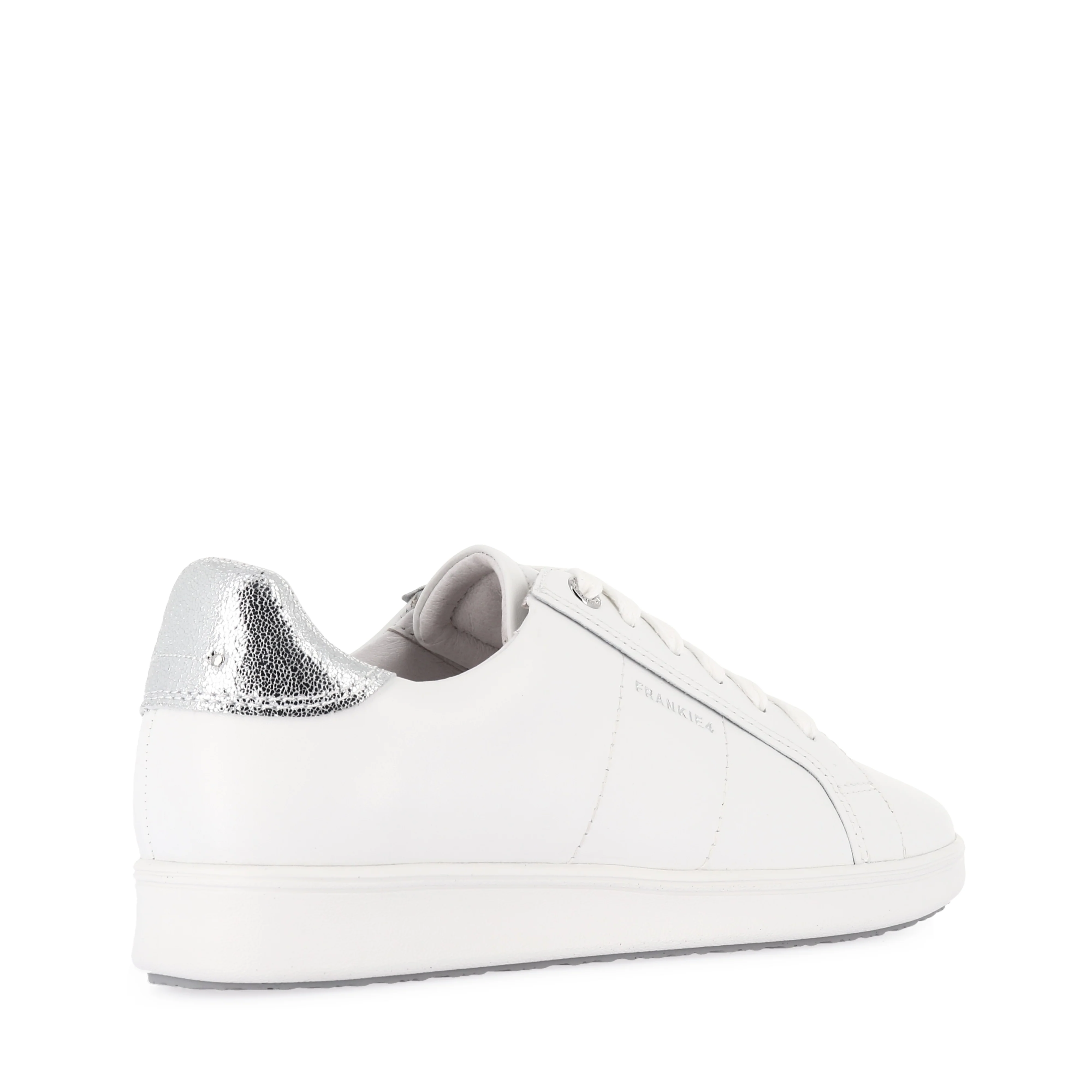 JACKIE V - WHITE/SILVER LEATHER - Image 4
