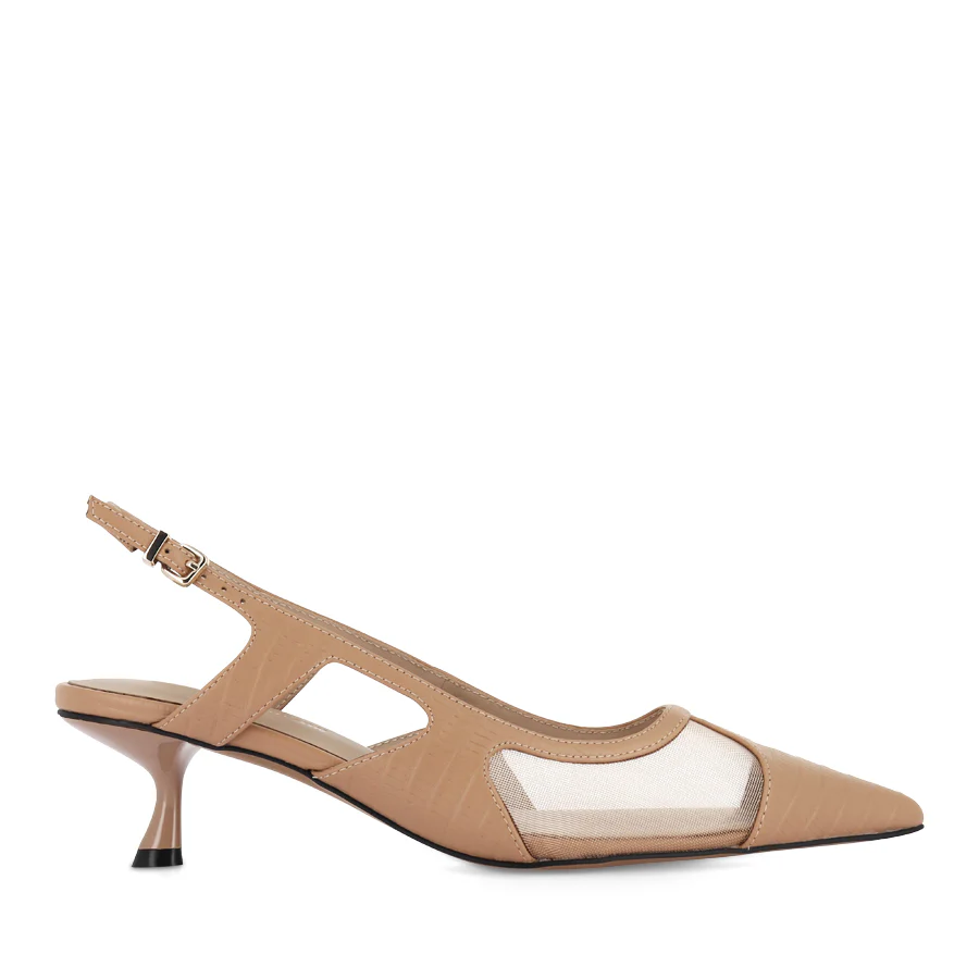 JAMIE - ESPRESSO CROC EMBOSSED LEATHER
