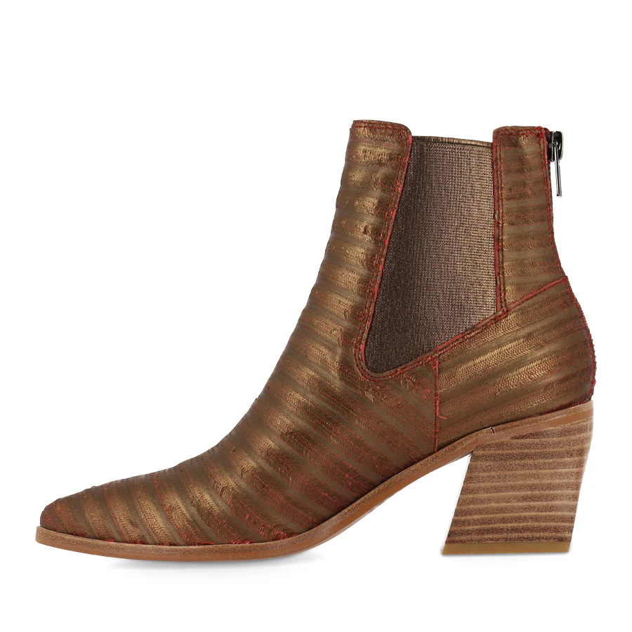 JENNIER - COPPER STRIPE/CUT LEATHER - Image 2