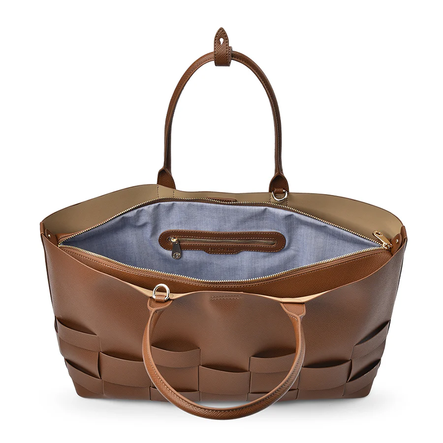 KENSINGTON TOTE - TAN SAFFIANO - Image 5