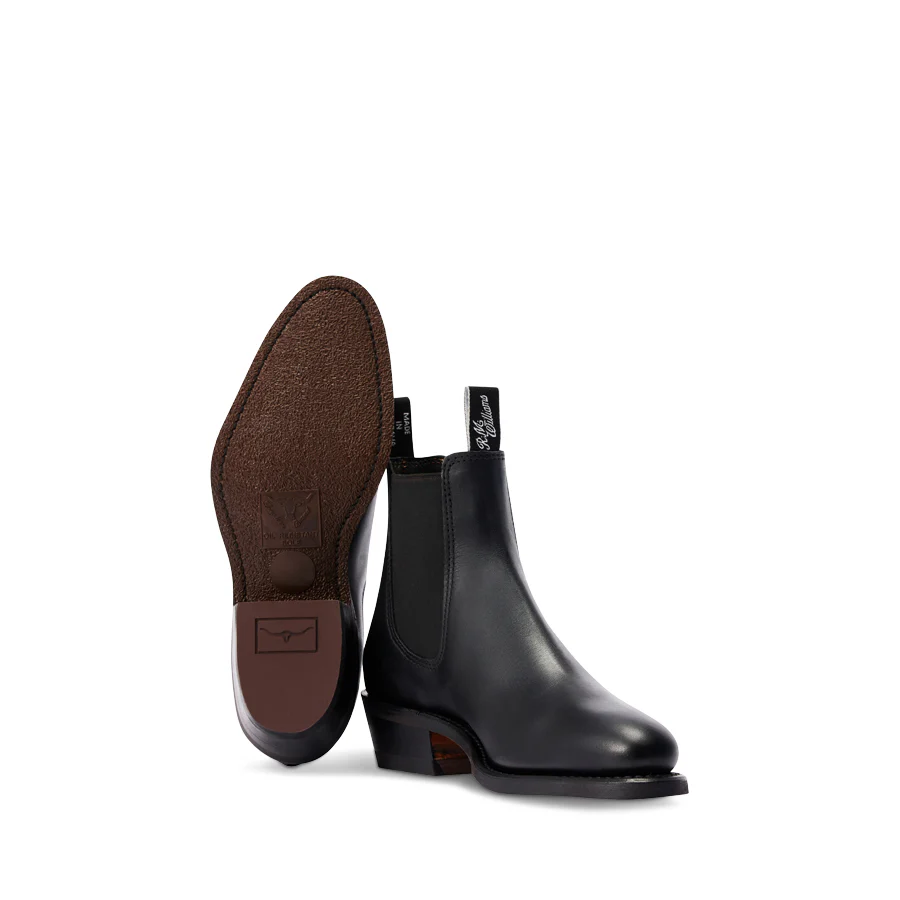 LADY YEARLING BOOT D - BLACK LEATHER - Image 4