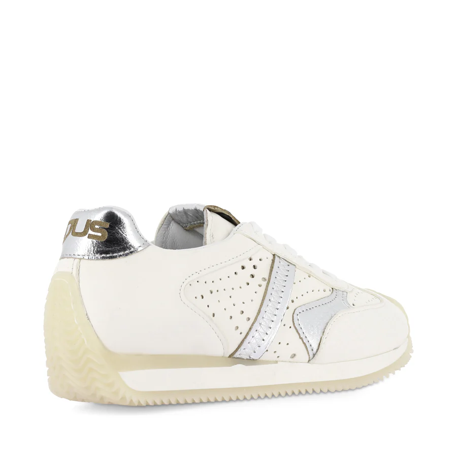 LANE - WHITE/SILVER LEATHER - Image 4