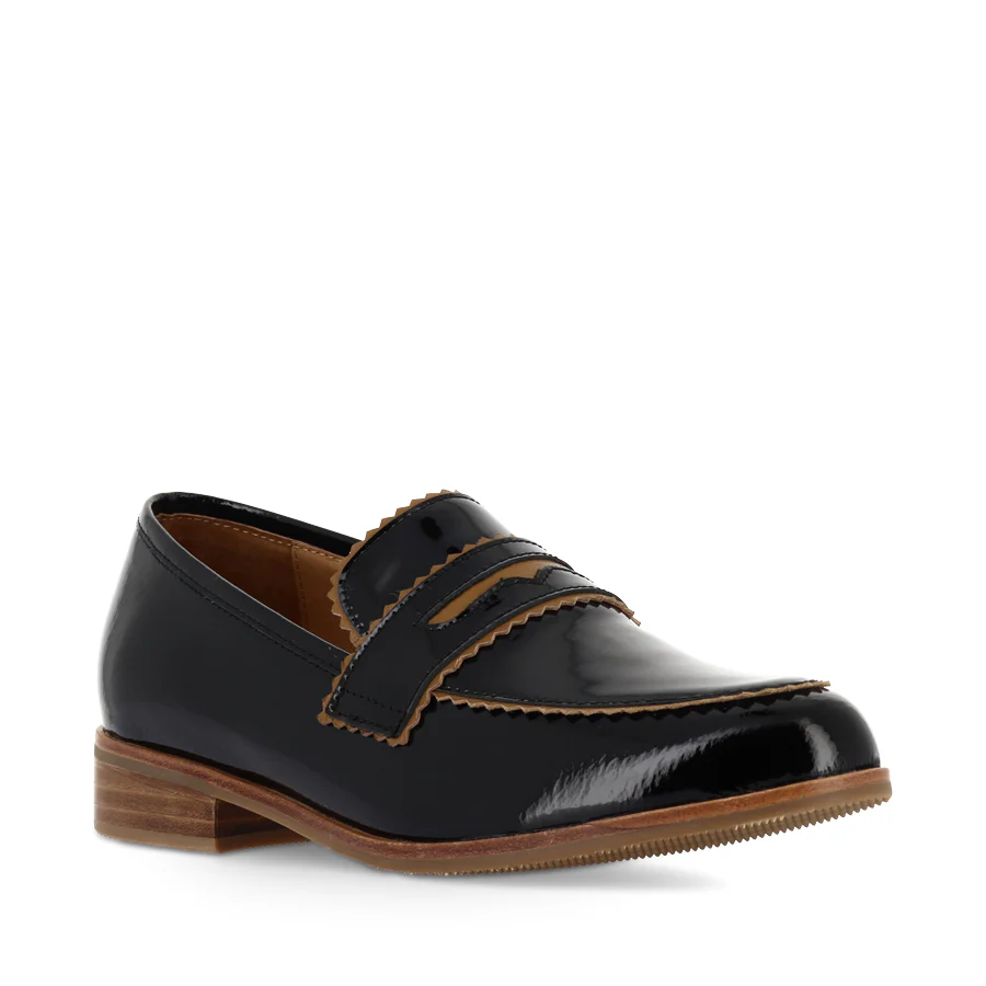 LASTARR - BLACK PATENT TAN LEATHER - Image 3