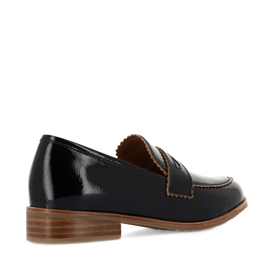 LASTARR - BLACK PATENT TAN LEATHER - Image 4