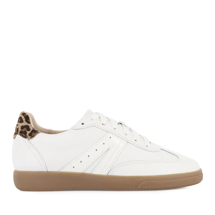 LEVI - WHITE LEOPARD LEATHER