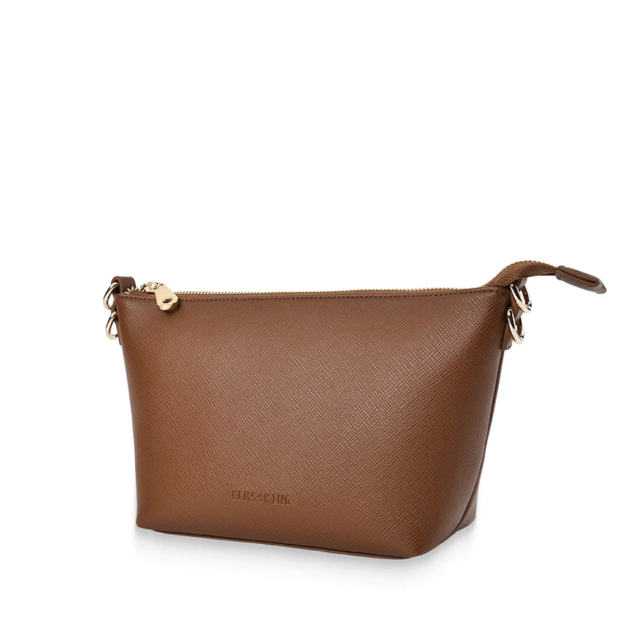 LEYTON CROSSBODY - TAN SAFFIANO - Image 2