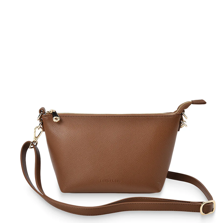 LEYTON CROSSBODY - TAN SAFFIANO - Image 6