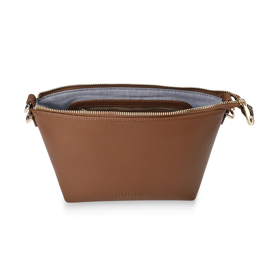 LEYTON CROSSBODY - TAN SAFFIANO - Image 8