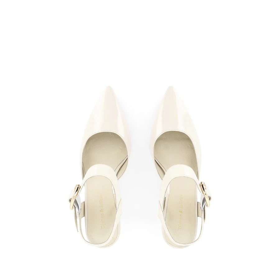 LIDES - IVORY PATENT LEATHER - Image 5