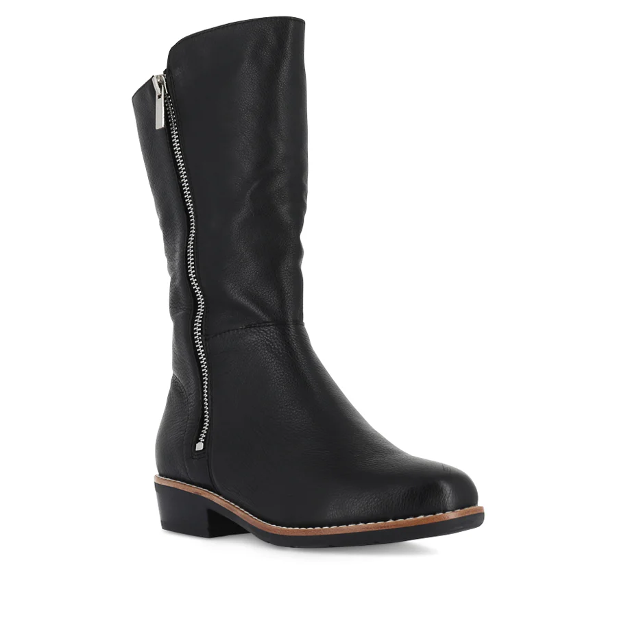 LOMAR - BLACK BLACK LEATHER - Image 3