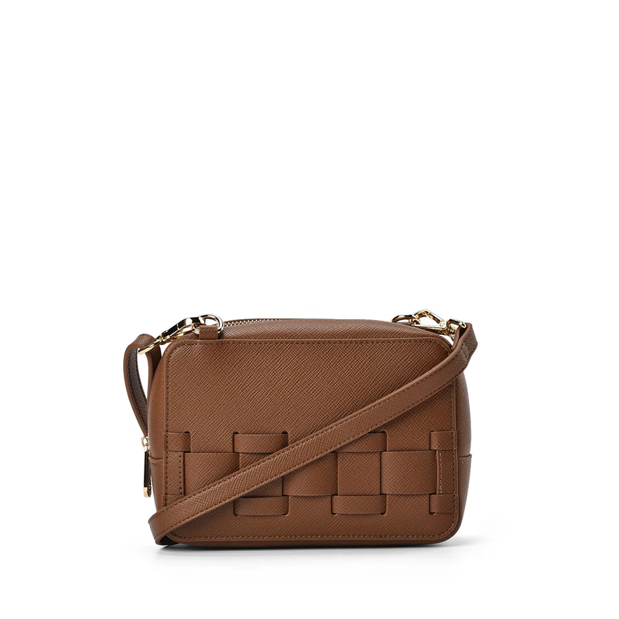 LONDON CROSSBODY - TAN SAFFIANO - Image 4