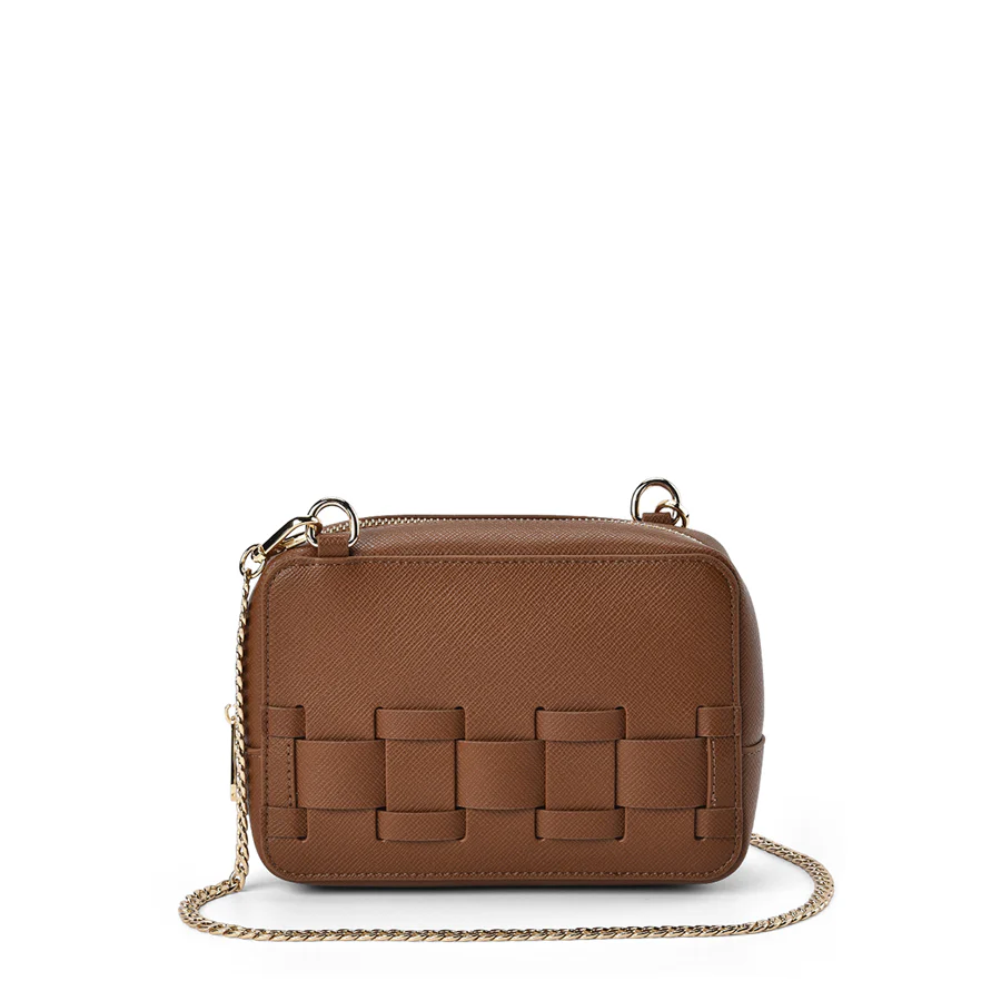 LONDON CROSSBODY - TAN SAFFIANO - Image 5