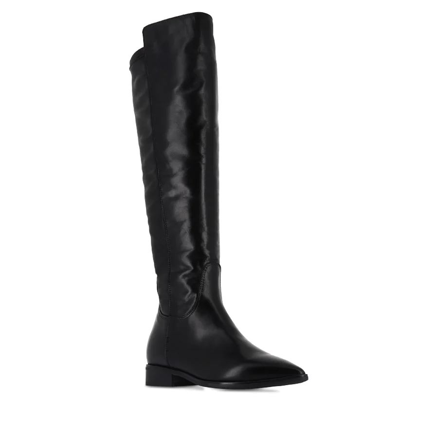 LORINA - BLACK LEATHER STRETCH - Image 3