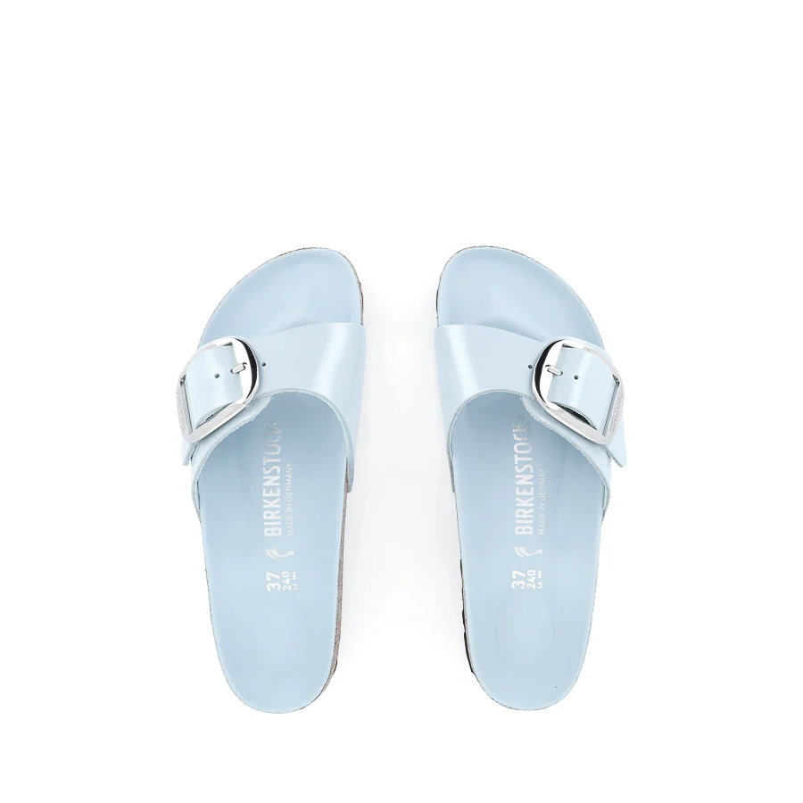 MADRID BIG BUCKLE NARROW SEASONAL - HIGH SHINE BABY BLUE - Image 5