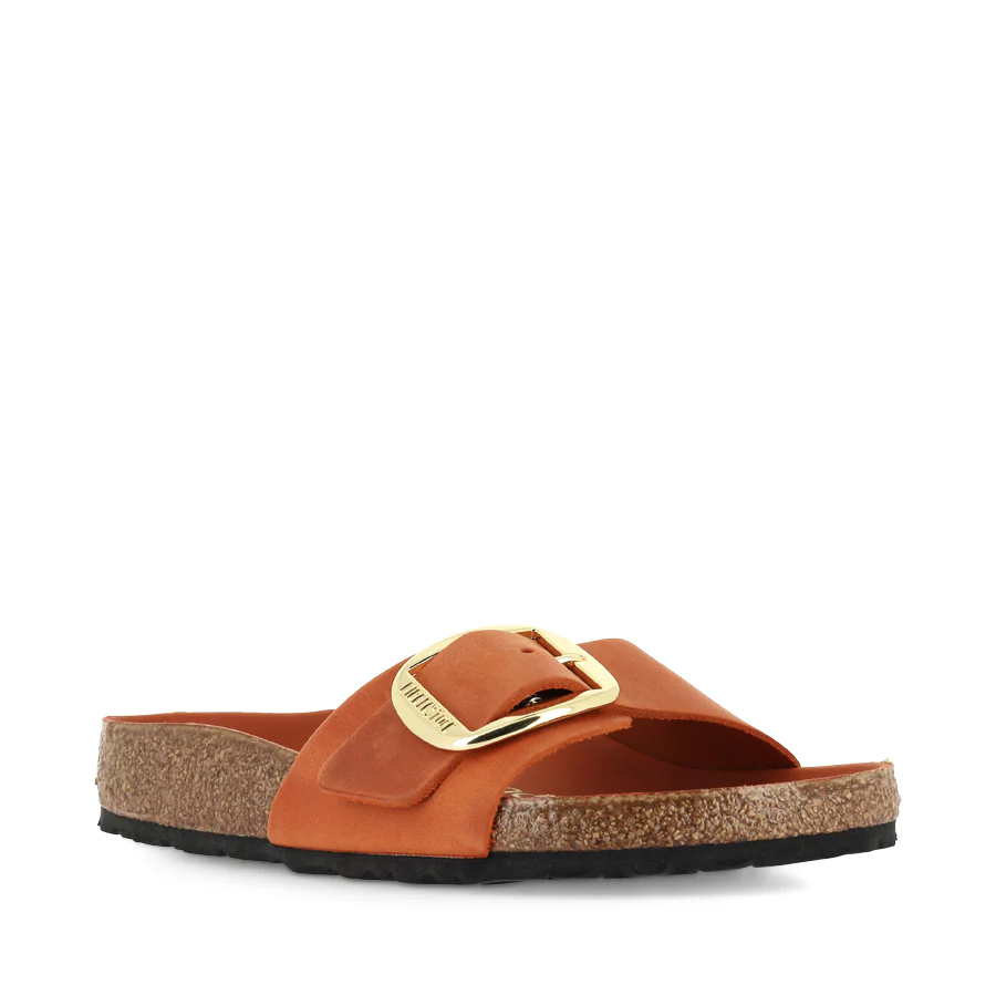 MADRID BIG BUCKLE - BURNT ORANGE LEATHER - Image 3