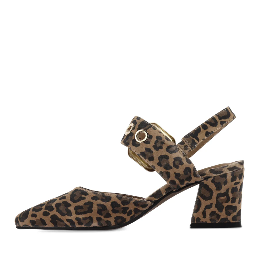 MAGALY - CAMEL LEOPARD SUEDE - Image 2