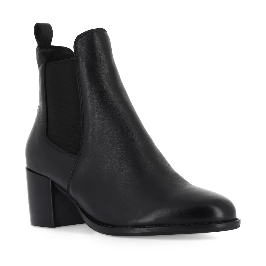 MAHIKA - BLACK BLACK LEATHER - Image 3