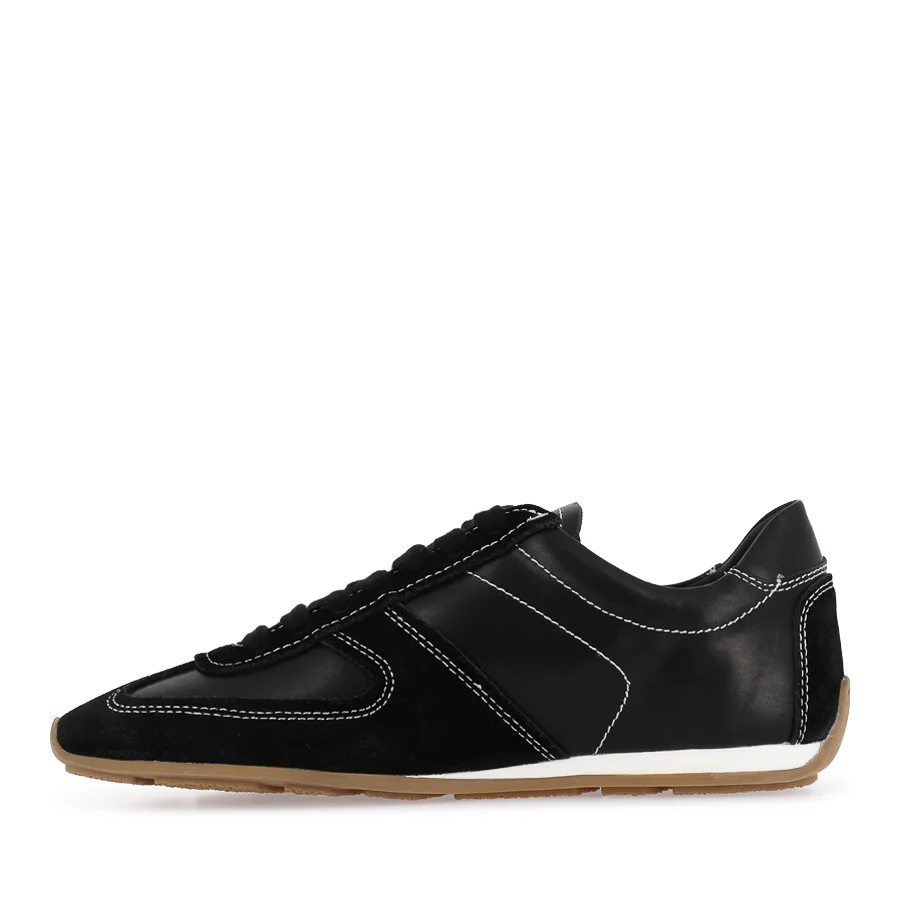 MAISIE - BLACK LEATHER/SUEDE - Image 2