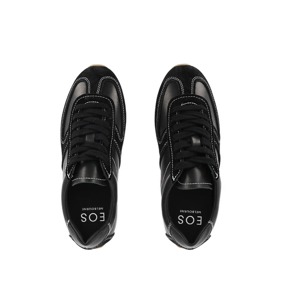 MAISIE - BLACK LEATHER/SUEDE - Image 5