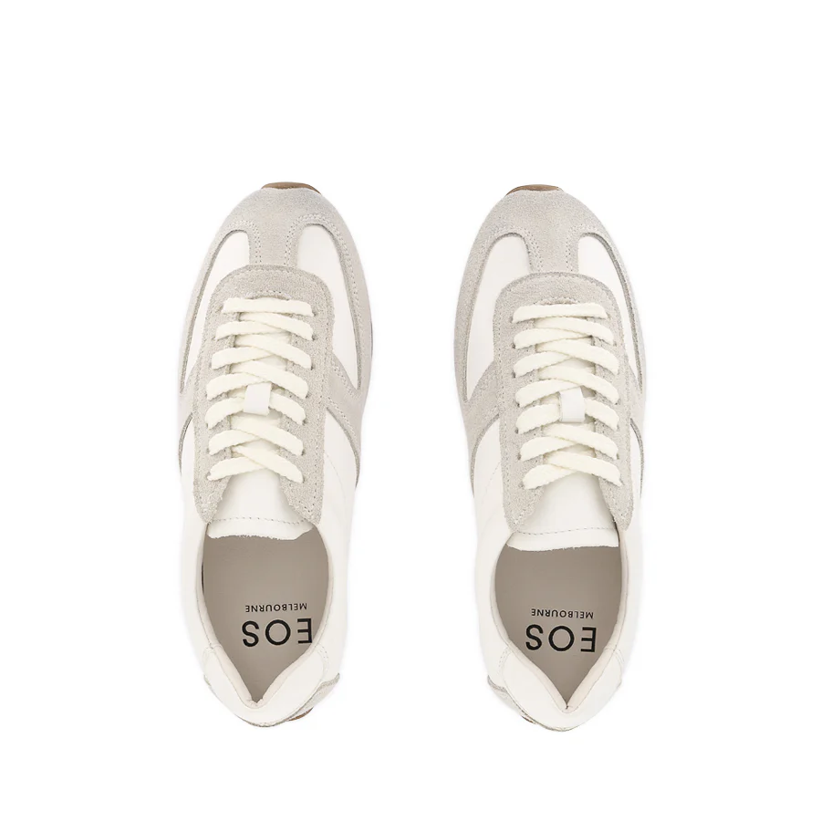 MAISIE - WHITE LEATHER/SUEDE - Image 5