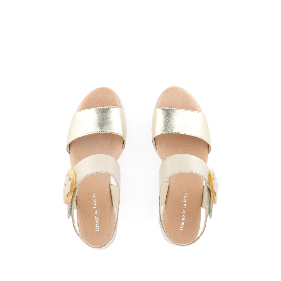 MANESSAY - PALE GOLD LEATHER - Image 5
