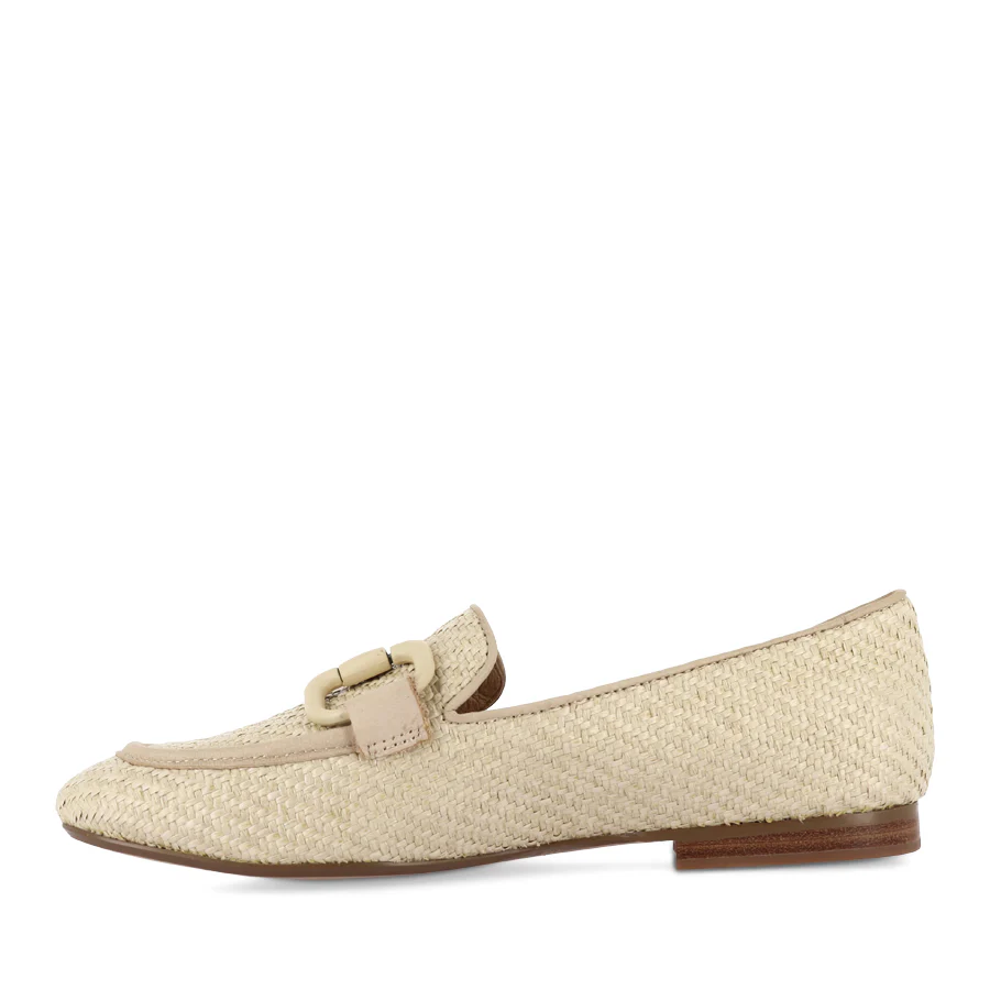 MANSUR - VANILLA CAMEL RAFFIA LEATHER - Image 2
