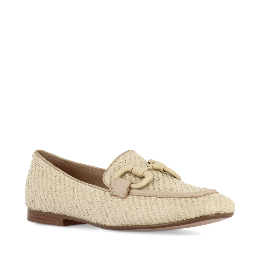 MANSUR - VANILLA CAMEL RAFFIA LEATHER - Image 3