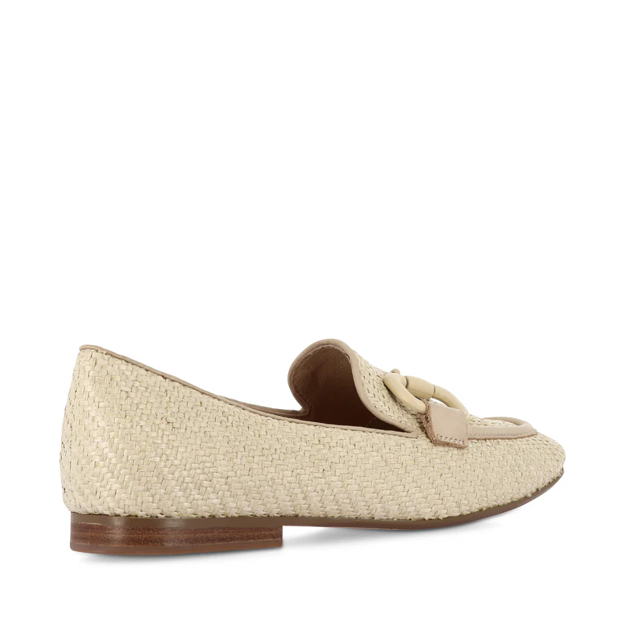 MANSUR - VANILLA CAMEL RAFFIA LEATHER - Image 4