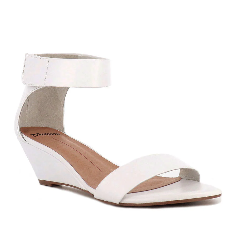 MARSY - WHITE LEATHER - Image 3