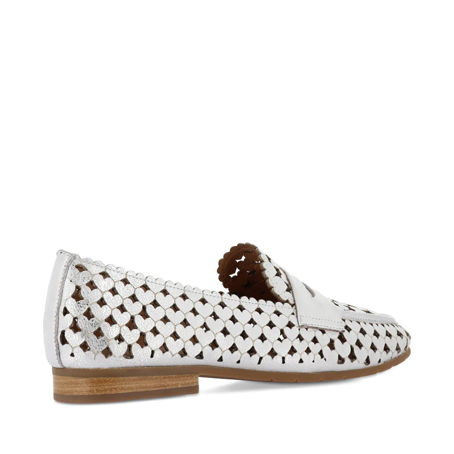 MAVI - WHITE/SILVER WASH LEATHER - Image 4